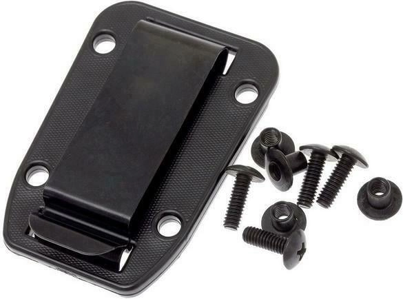 Kopča za remen ESEE Candiru – crna clip plate