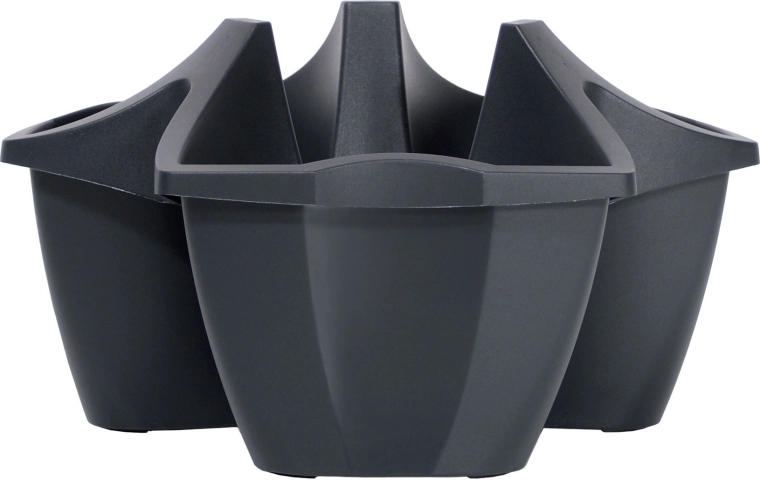 Tegla za cvijeće Crown 48 cm antracit
