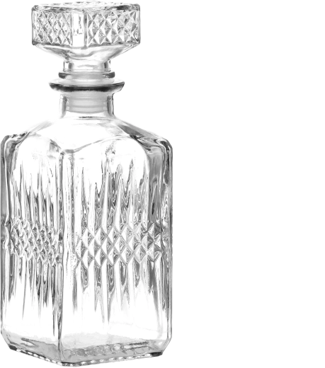 Staklena karafa 855 ml s čepom s brtvom