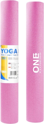 Joga prostirka ONE FITNESS YM01 ružičasta