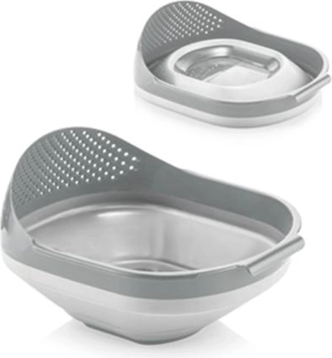 Sklopivo cjedilo za rižu Kitchisimo 27,5 × 23 cm