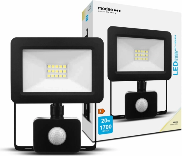 Modee LED reflektor X‑series 20 W, neutralno bijela, sa senzorom