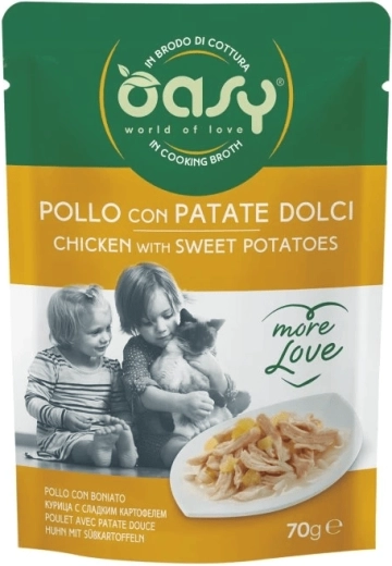 Oasy More Love piletina sa slatkim krumpirom vrećica 70 g