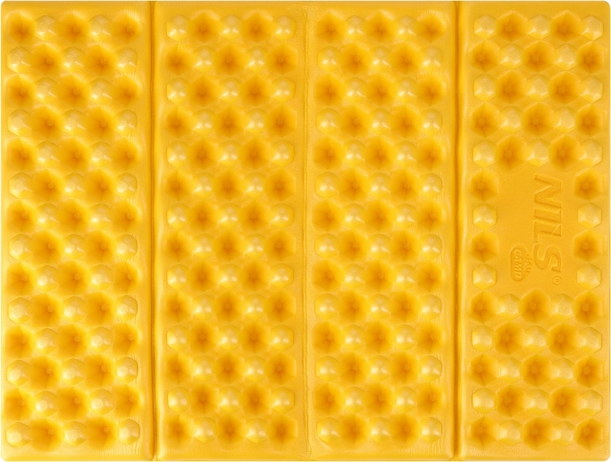 Sklopivo pjenasto sjedalo s reflektirajućim aluminijskim slojem NILS Camp žuto