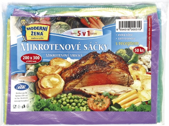 Šarene vrećice za zamrzavanje 20 × 30 cm (50 kom)
