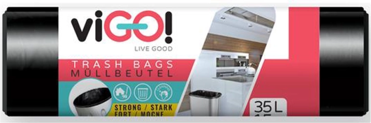 Vreće za otpad 35 l VIGO, 15 kom