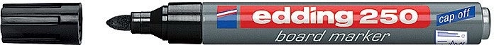 Marker za bijele ploče Edding 250, crni