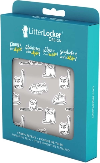 Navlaka za koš LitterLocker Design Paper Cats