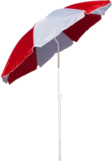 Plažni suncobran 180 cm s nagibnim zglobom, mix boja