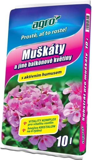 Supstrat za pelargonije 10 l Agro