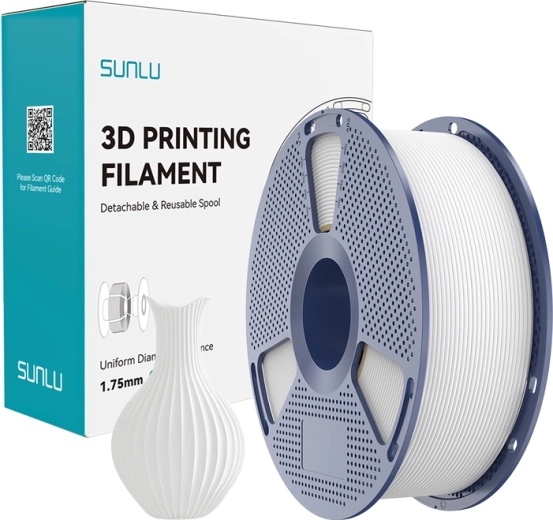 Sunlu PLA Classic bijeli filament 1,75 mm – 1 kg