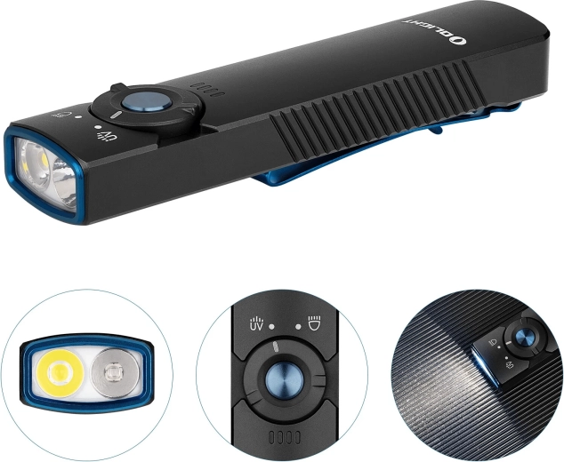 Dvojni izvor svjetla: bijela LED + UV 365 nm