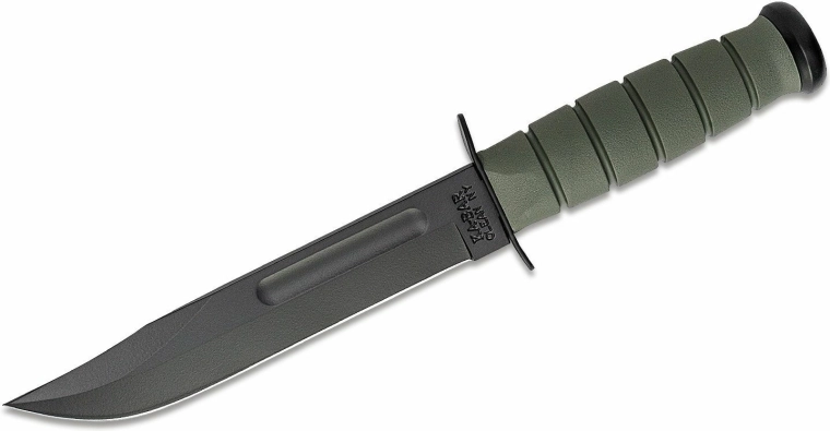 KA-BAR Full Size Foliage Green taktički nož 18 cm s plastičnom futrolom