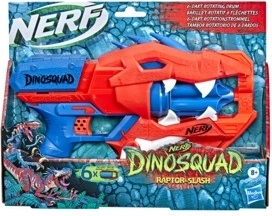 Nerf DinoSquad Raptor‑Slash blaster s rotacijskim bubnjem