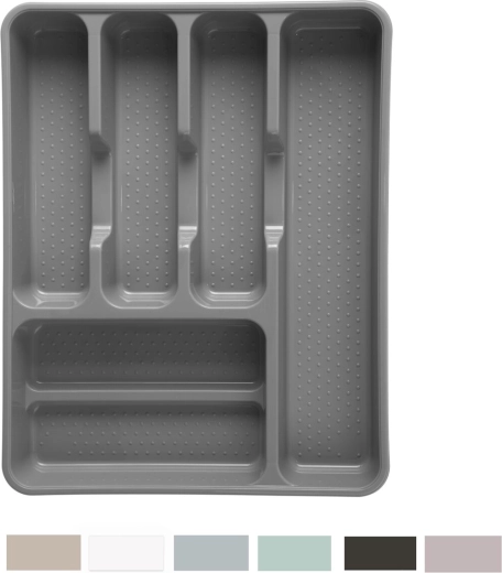 Dem plastični organizator za pribor u ladici 38 × 30 × 4,5 cm, mješavina boja