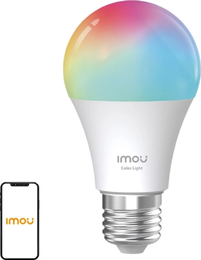 IMOU pametna LED žarulja E27 (Matter), 9 W, 806 lm, RGB + CCT