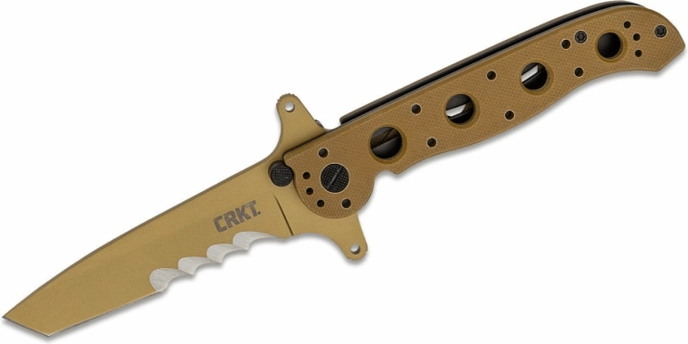 Taktički džepni nož CRKT M16-13DSFG Special Forces Desert Tanto, 9 cm, smeđi G10