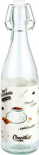 Staklena boca s patentnim zatvaračem TORO 1 l Café bistro