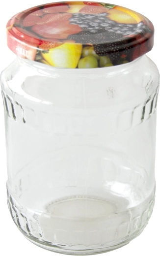 Staklenke za zimnicu 370 ml TWIST 66 s poklopcima Voće, 8 kom