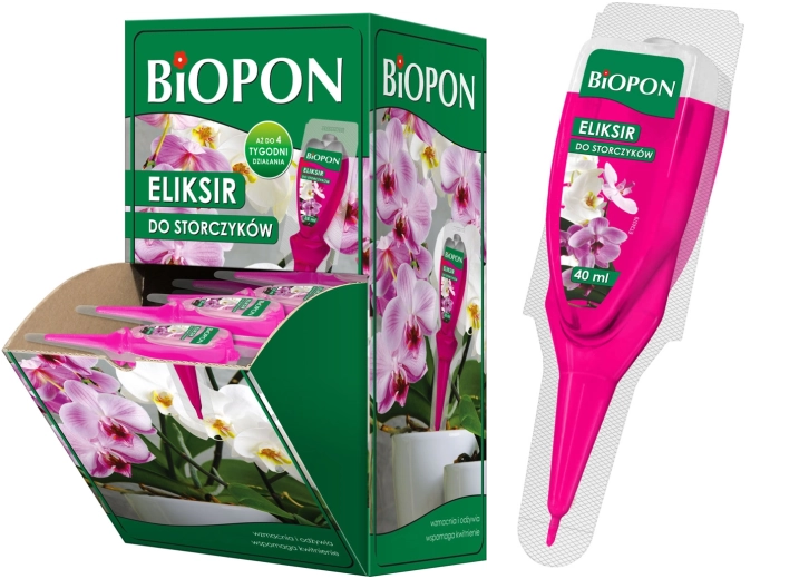 Biopon eliksir za orhideje 40 ml samodozirajući aplikator