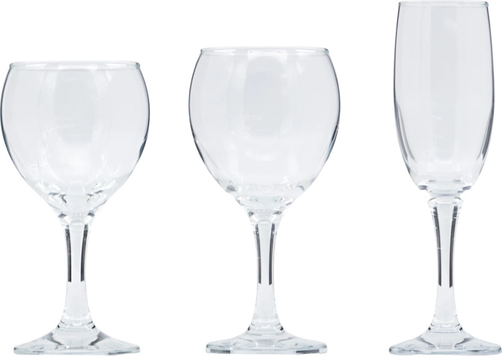 Čaše za vino i pjenušac MISS set 18 kom