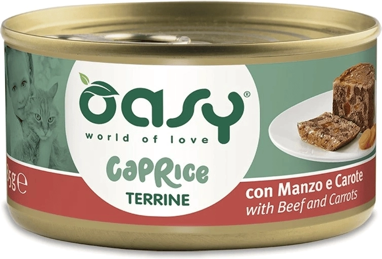 Oasy Caprice terrina s govedinom i mrkvom 85 g
