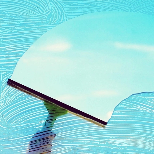 Brisač za poliranje stakla bez tragova