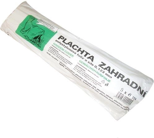 Prozirna vrtna cerada 5 × 6 m, 0,125 mm