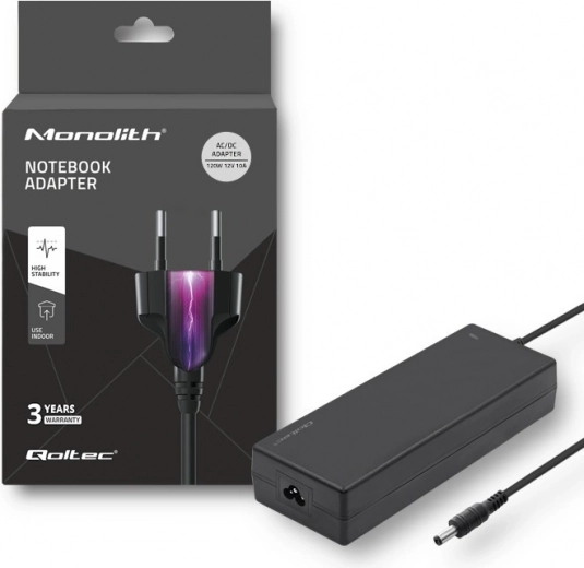 stolno napajanje adapter 120 W, 12 V, 10 A, 5,5 × 2,5 mm + napojni kabel