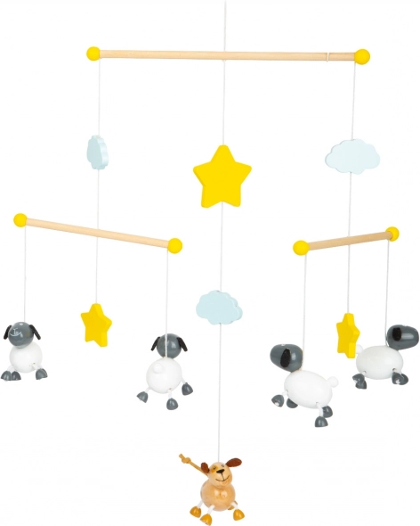 Viseći vrtuljak iznad krevetića s ovcama SMALL FOOT
