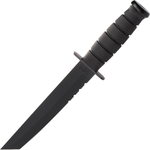 Taktički nož KA-BAR Black Tanto, nazubljeno oštrice, Kraton, futrola