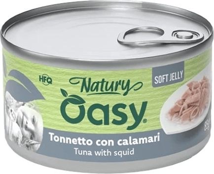 Oasy Natury mekana žele – tuna s lignjama 85 g