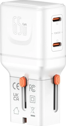 Dva USB‑C porta + adapter USB‑C → USB‑A