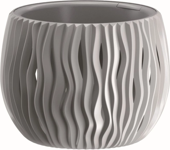 Sadilica Sandy Bowl s uloškom 18 cm – sivi kamen