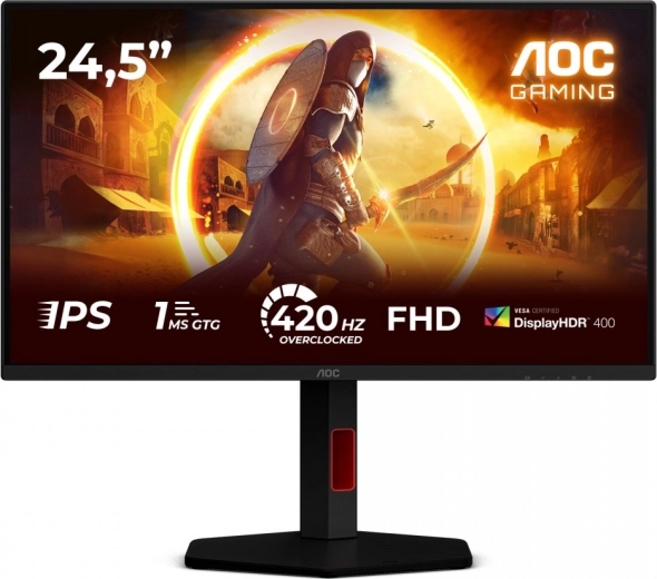 Aoc 25g4kur 24,5" gaming ips monitor 420 hz s pivotom