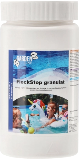 FlockStop granulat 1 kg – koagulacijski pripravak za kristalno čistu bazensku vodu