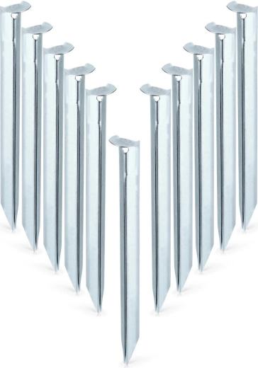 Metalni klinovi za šatore 23 cm – set od 10 kom