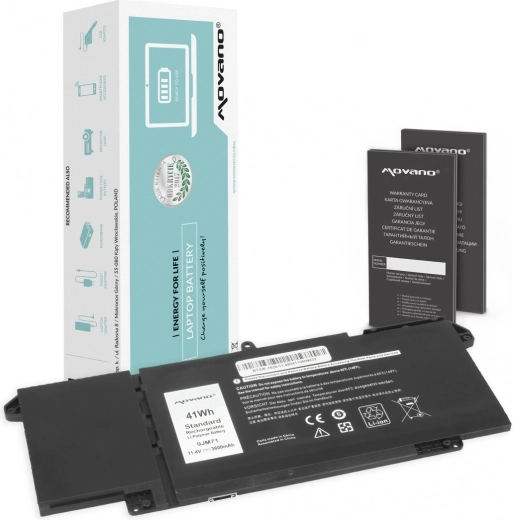 Baterija Movano za Dell Latitude 5320/7320/7420/7520 41 Wh 3600 mAh