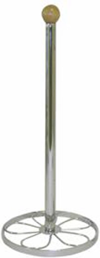 Stalak za papirnate ručnike s drvenom kuglicom, 34 × 14 cm