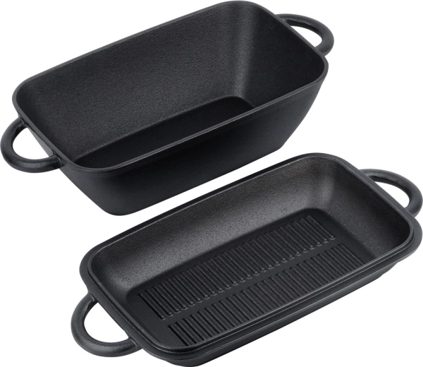 Dva posuđa u jednom: pekáč + grill poklopac