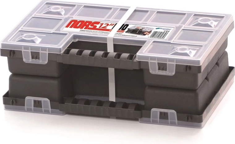 Plastični organizator NORS DUO – set dviju međusobno spojivih kutija