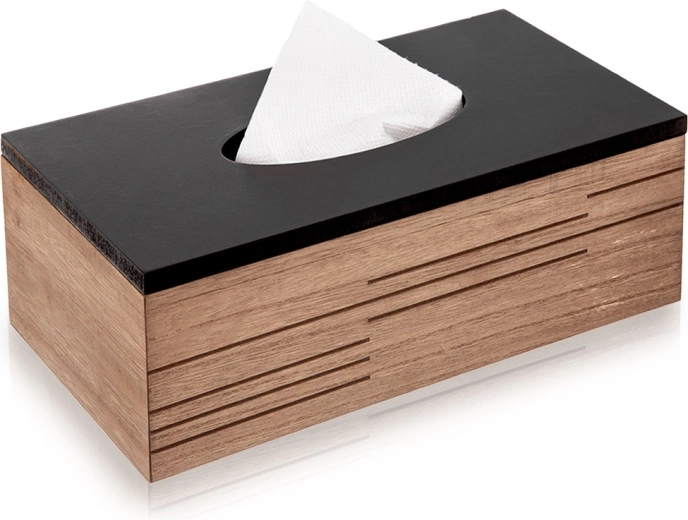 Drvena kutija za papirnate maramice Line 25 × 13,5 × 9 cm