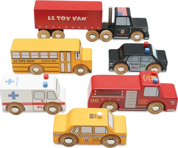 drvena set vozila New York – Le Toy Van