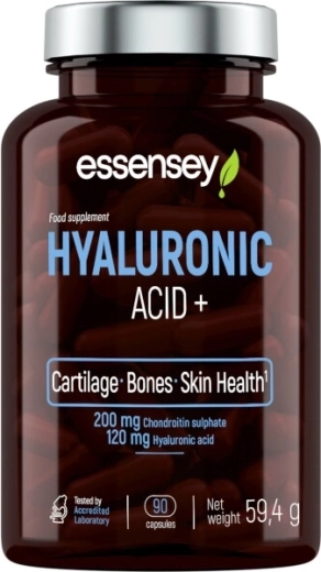 Essensey hijaluronska kiselina + hondroitin, L‑prolin i vitamin C – 90 kapsula