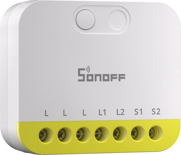 Dvokanalni mini prekidač bez nulnog vodiča SONOFF MINI-ZB2GS-L Zigbee