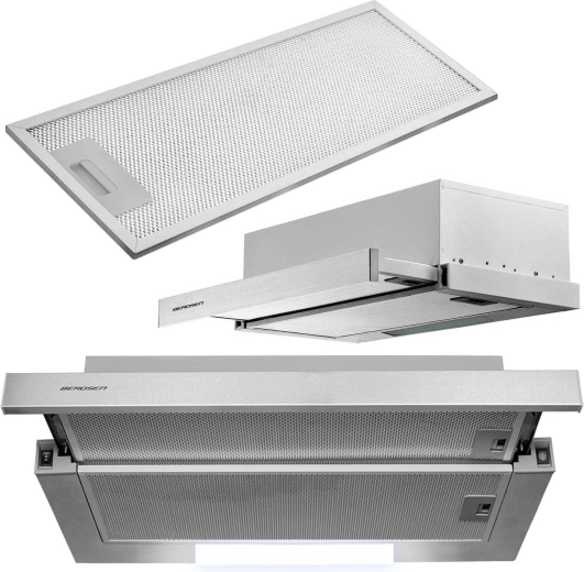 Teleskopska kuhinjska napa BERDSEN 60 cm Inox