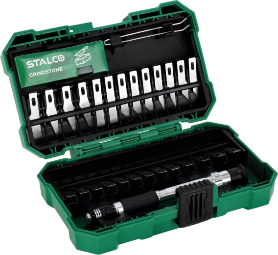 Set skalpela Stalco 29 dijelova
