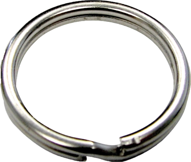 Prsten za ključe 35 × 2,0 mm niklan (200 kom)
