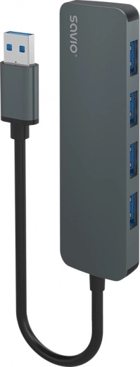 Savio USB hub s 4 porta 3.1 Gen 1 (USB‑A)