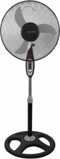 Stojeći ventilator Typhoon crno‑sivi